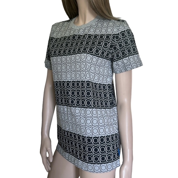 Adidas D Mono Tee All Over Logo print Shirt Tank t-Shirt Celebrate Originality - Picture 2 of 12